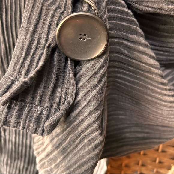 Caroline Rose texted wide-legged causal pants in black size 3X Lagenlook - Picture 5 of 7